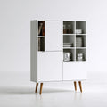 Meuble de rangement en bois, coloris blanc