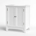 Meuble de rangement en bois, coloris blanc